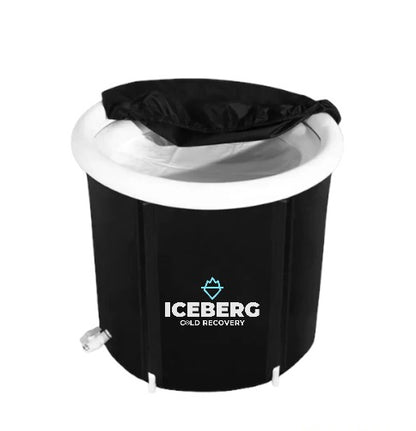 New ICEBERG 2.0 - Outdoor Ice Bath Tub - Cold Plunge + LID +COVER + THERMOMETER