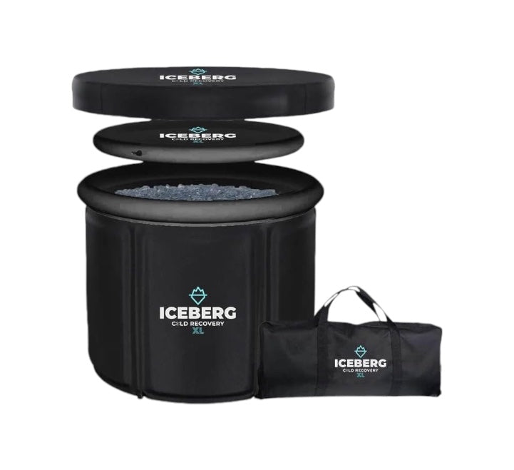 ICEBERG XL EDITION Outdoor Ice Bath Cold Plunge Tub with Lid and Cover 50% Thick
